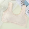 thumbnail image 3 of Kids Girls Underwear Foam Bra Vest Children Underclothes Sport Undies Clothes Beige 10 Years-12 Years, 3 of 4