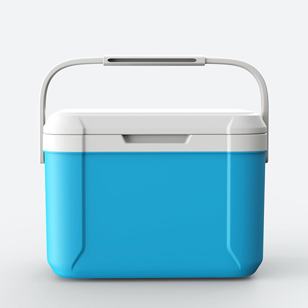 Durable 5L Blue BBQ Picnic Cooler Box for Keeping Drinks Food Warm