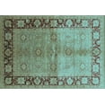 thumbnail image 1 of Ahgly Company Indoor Rectangle Oriental Light Blue Industrial Area Rugs, 5' x 8', 1 of 1