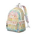 thumbnail image 2 of Boho Bohemia Flower Backpack for School,Cute School Bag,Schoolbag with Adjustable Shoulder Straps & Padded Back,13.4"x11"x4.7", 2 of 6