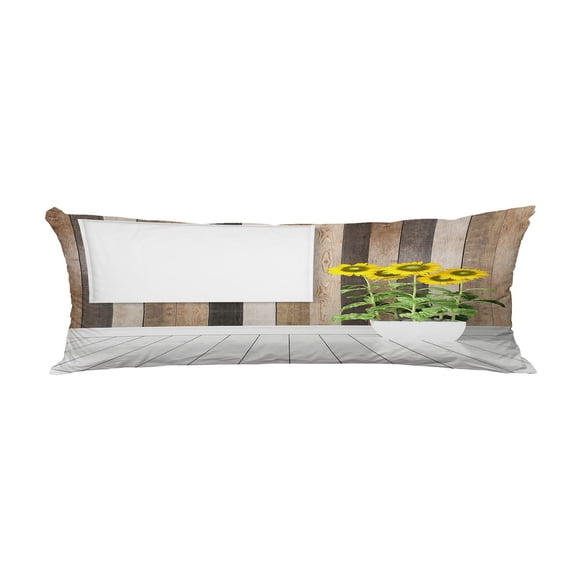ECZJNT Modern bright interior with empty frame Pillow Cover Body Pillowcase Pillow Protector 20x60 Inch