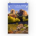 thumbnail image 2 of Sedona, Arizona, Cathedral Rock and Javelina (9x12 Wall Art Print, Home Decor), 2 of 3