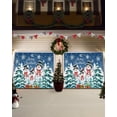 thumbnail image 3 of Christmas Garage Door Banner Cover 6 x 13 ft, Merry Christmas Xmas Tree Snowman Winter Snow Blue Christmas Garage Door Decorations Holiday Christmas Backdrop Decor for Winter New Year Xmas Party, 3 of 6