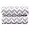 thumbnail image 1 of 2-Pieces Bath Towel Set For Bathroom, High Density Plush Fleece Ultra Absorbent, 30"x60", 1 of 5