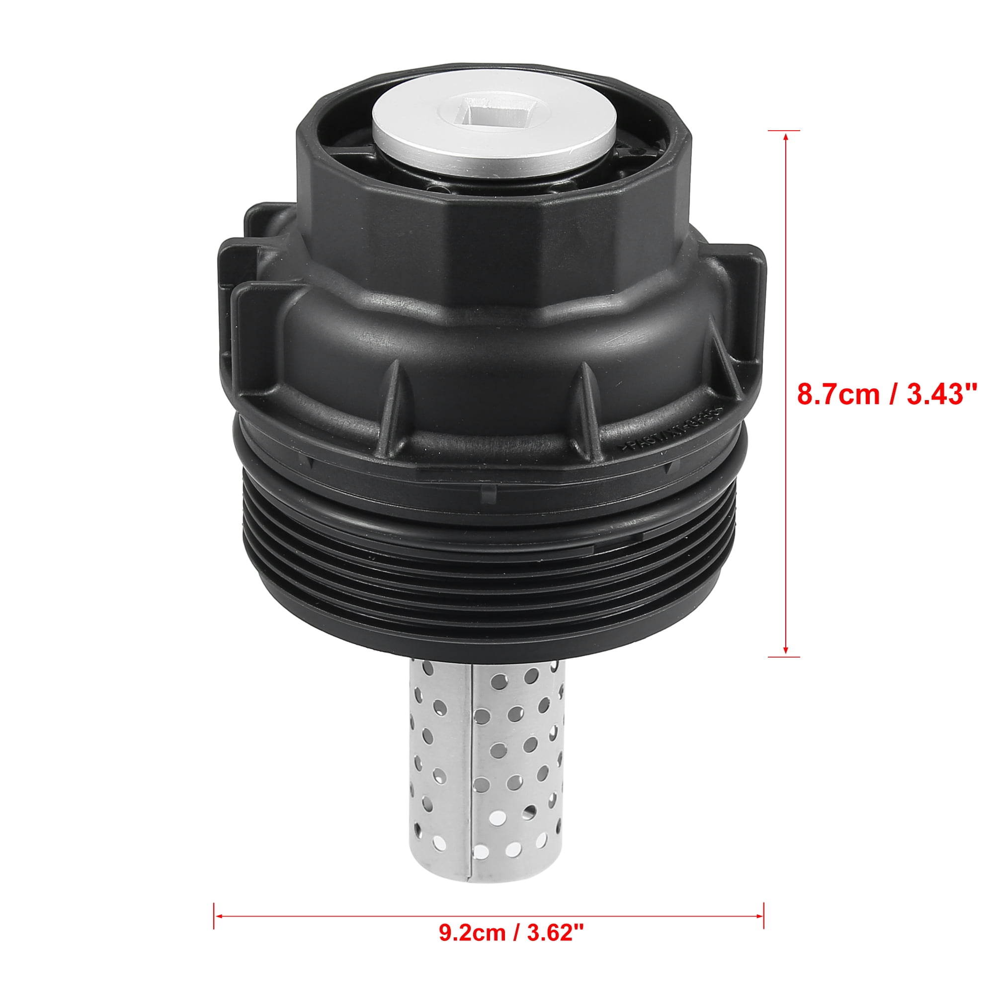 Unique Bargains Auto Oil Filter Housing Cap Assembly Part Replace 15620-0S010 for Toyota Land Cruiser Sequoia Tundra 2007-2020
