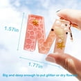 thumbnail image 4 of Resin Molds Mocoosy 134Pcs Silicone Alphabet Resin Molds Kit Letter Number Silicone Mold Epoxy Resin Casting Molds Keychain Making Set with 1 Hand Drill 2 Drill Bits 30 Key Rings 100 Screw Pins, 4 of 7