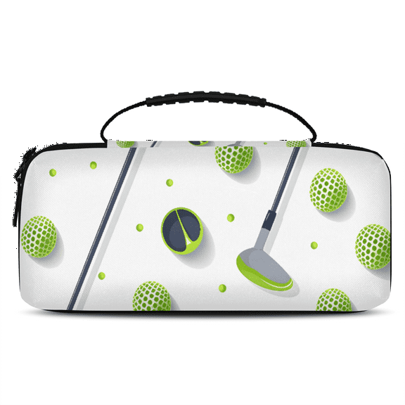 Herdesigns Golf Balls Carrying Case for Nintendo Switch 2 with 20 Game Card Slots, Portable Travel Carry Case for Accessories and Console
