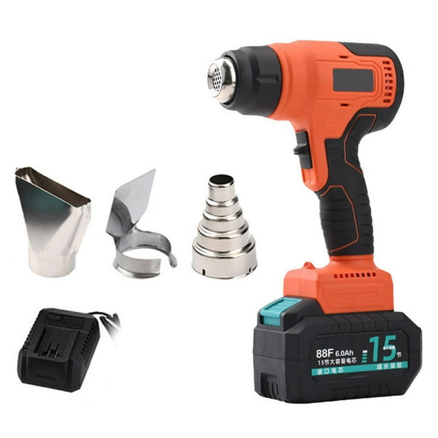 Yeacher Machine à Air Chaud Portative Sans Fil au Lithium Rechargeable Équipement de Chauffage Températures Outil Électrique Réglable avec