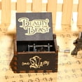 thumbnail image 5 of Decoración Caja de música de madera vintage Caja de mecanismo de manivela de mano antigua Decoración para el hogar (C), 5 of 5