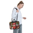 thumbnail image 6 of Lsque Mario Pattern Laptop Bag – Portable & Slim Single-Shoulder Computer Case with Adjustable Strap, Protective, Lightweight for 13”/14”/15.6” Laptops, 6 of 8