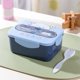 thumbnail image 1 of Microwave Safe Lunch Box Food Grade Plastic Bento Box Leakproof Lunch Box Suitable For Office Work, 1 of 6