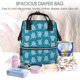 thumbnail image 5 of Easygdp Sea Turtle para Bolsa de Bebé de Gran Capacidad con Múltiples Bolsillos, Bolsa de Pañales para Padres, Bolsa de Viaje Organizada y Elegante, 5 of 6