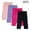 Pink, variant on BRGZLK 4PC Capri Leggings for Girls 2026 Solid Color 3/4 Length Elastic High Waisted Yoga Pants Soft Comfy Casual Gym Workout Running Leggings for Toddler Girl Hot Pink 8-9 Years