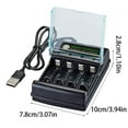 thumbnail image 3 of EASTIN 1.5V Alkaline Battery Charger with Independent Charging 4 Slots and Energy Saving Features, 3 of 12