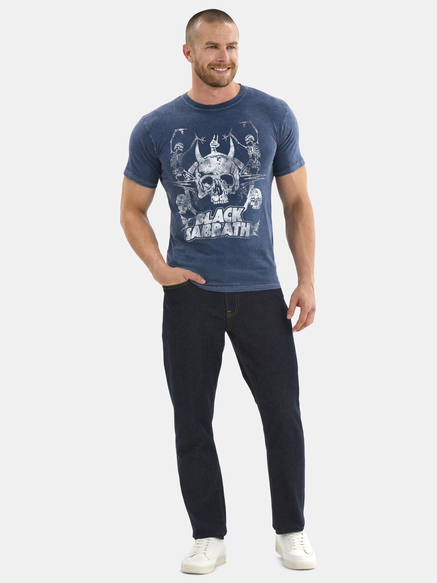 Black Sabbath Men's and Big Men's Graphic Band Tee, Sizes S-3XL