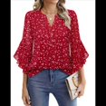 thumbnail image 1 of Tops de 3/4 Rojos S, 1 of 8