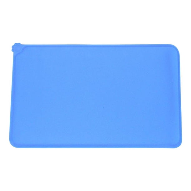 CAIROYAR Alfombrilla de silicona antideslizante para cuencos de alimentación de mascotas, impermeable, para gatos y perros