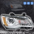 thumbnail image 7 of Passenger For 2011-2014 Chrysler 300 Headlight Chrome Housing Halogen Type Clear, 7 of 7