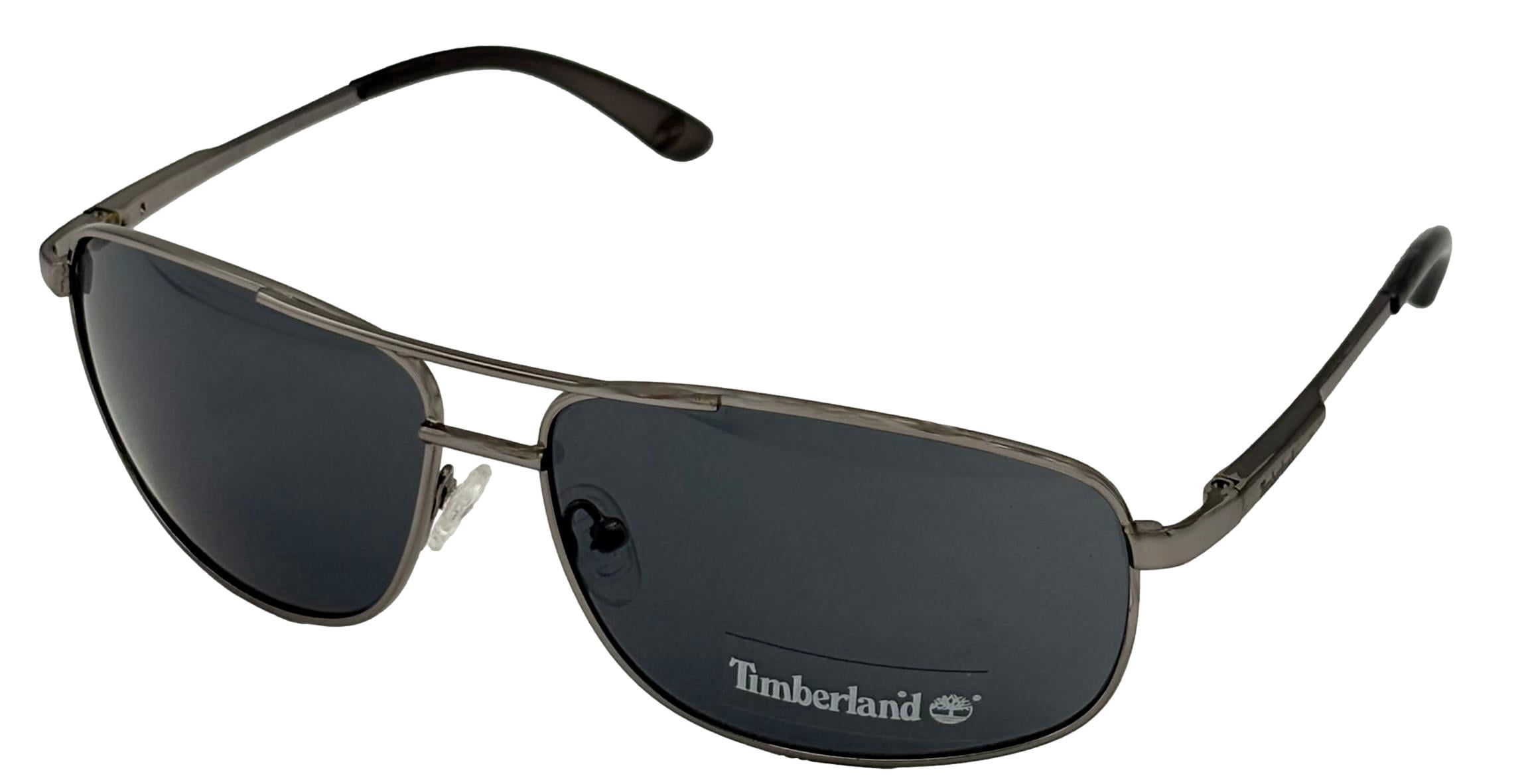 Timberland Polarized Men's Satin Black/Rubber Navigator Sunglasses