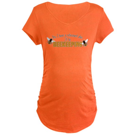 CafePress - Beekeeper Retirement - Maternity Dark T-Shirt