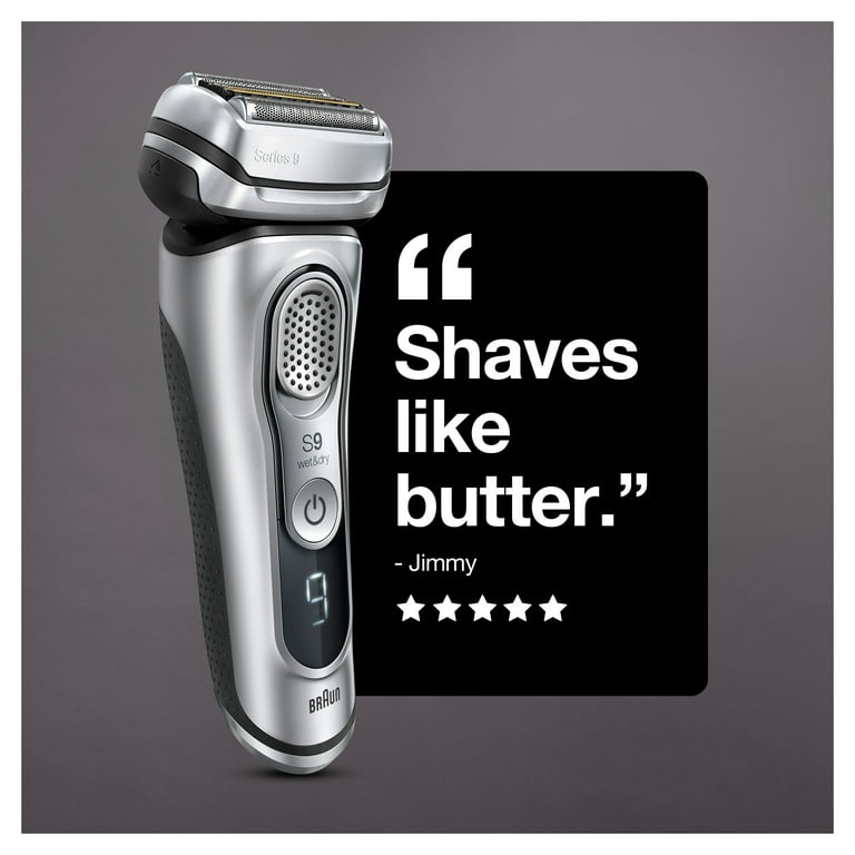 Braun Series 9-9330s Men's Rechargeable Wet & Dry Electric Foil Shaver with  Stand
