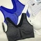 thumbnail image 5 of Guardurnaity 2 piezas máximo soporte y comodidad | Sujetador deportivo con cremallera frontal para mujer Ropa interior con cremallera frontal Ropa interior gris+morado S, 5 of 6