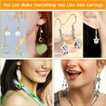 thumbnail image 5 of Kit para hacer aretes, kit de suministros para aretes que incluye ganchos para aretes, anillos para saltar, postes para aretes y herramientas para hacer aretes, 5 of 5