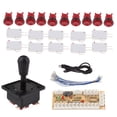 thumbnail image 4 of Controlador de juegos Arcade USB de 2 piezas para Joystick para PC, Pi 1/2/3 Sunnimix Codificador USB Zero Delay, 4 of 8