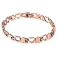 thumbnail image 5 of Fashionable and popular heart-shaped peach heart bracelets, simple and adjustable bracelets, the best choice for gifts from girlfriends and friends. (1pc), 5 of 6