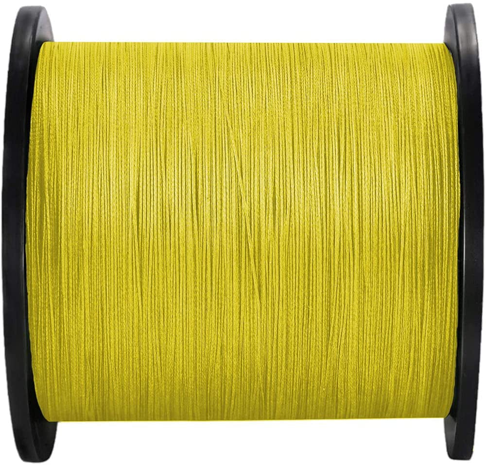 FREGITO 8 Strands Braided Fishing Line - Super Pull Zero Stretch Braided  Lines - Abrasion Resistant - 100% Pe Fishing Line 328Yds - 20 LB to 52 LB  Green Color : Buy