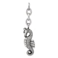 thumbnail image 4 of Stainless Steel Antiqued Seahorse Interchangeable Charm Pendant, 4 of 5