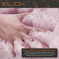 thumbnail image 4 of Alfombra De Sala Suave Decorativa Tapete Cuarto Afelpada 160x120 Cm Poliéster Antideslizante Blick Color Rosa, 4 of 6