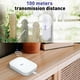 thumbnail image 5 of Mini Termómetro Higrómetro con Sensor de Temperatura y Humedad Inteligente Wifi para Interiores y Exteriores, Control Remoto por Aplicación, Resistente Al Agua IP54., 5 of 6