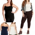 thumbnail image 4 of Essential Basic Women's Basic Casual Long Camisole Cami Top Regular and Plus Sizes, 4 of 4