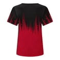 thumbnail image 4 of Patlollav Women Tshirts Under $10, Tops for Womens 2024 Summer Casual Fashion Print T-Shirt Short-Sleeve Crew-Neck Top/Shirt, 4 of 6