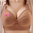 thumbnail image 2 of Wiyuqeen Women's Push up Bra BC Cups Inspirational Graphic Adjustable Straps Wireless Comfort T-Shirt Bras Full Support, 2 of 5