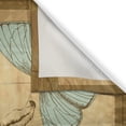 thumbnail image 3 of Ambesonne Dragonfly Kitchen Curtains, Retro Butterflies Art, 55"x39", Sand Brown Caramel, 3 of 3