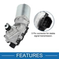 thumbnail image 4 of Motor de limpiaparabrisas frontal Unique Bargains para Chevrolet Silverado 2007-2010 No.25877338/20837131, 4 of 6
