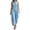Blue, variant on Women's Stand Collar Sleeveless Jumpsuit Minimalist Pockets Romper Yellow S