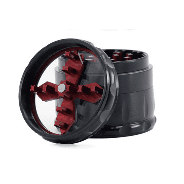 Red Grinder, Pollen Grinder Raw Grinder Grinder Aluminum Basic Grinder