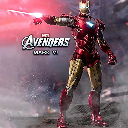 ZT 10th Anniversary 7 Inches Deluxe Collector Iron Man MK6 Action Figures