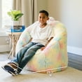 thumbnail image 3 of Big Joe Joey Bean Bag Chair, Plushie, Kids/Teens, 2.5ft, Unicorn Rainbow, 3 of 8