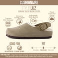 thumbnail image 3 of Cushionaire Luz Suede Clogs for Women with Fuzzy Lining, 3 of 28