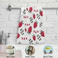thumbnail image 6 of Dreamtimes Strawberry Soft Hand Towels 2-Piece Absorbent Bath Towel Decorative Fingertip Towels for Bathroom Gym Spa Hotel Beach Swimming Pool,14.4" x 28.3", 6 of 7