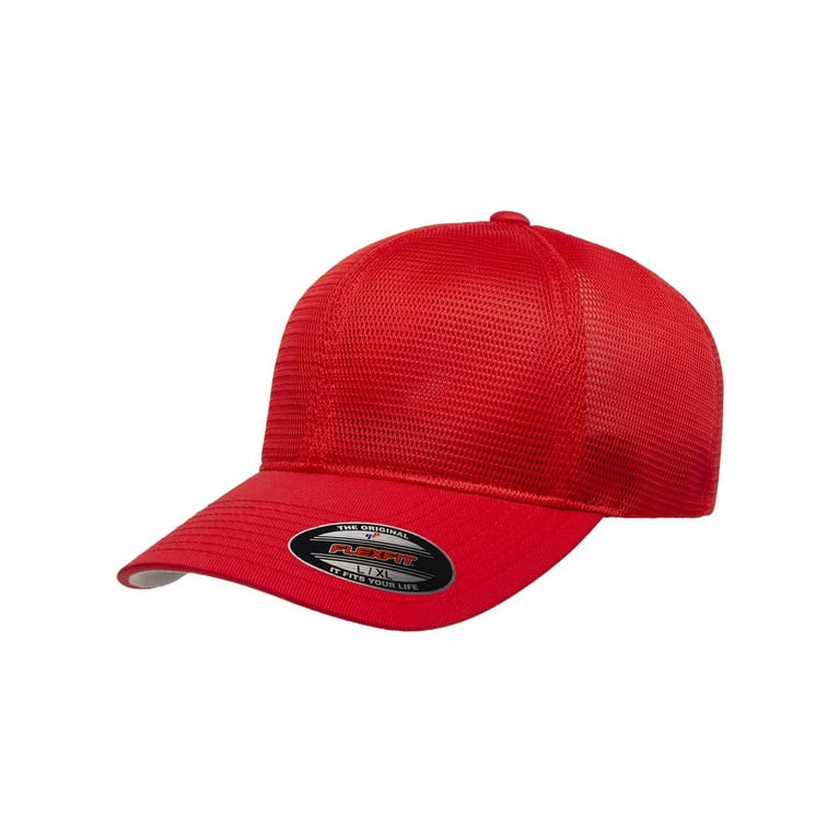 Omnimesh Cap FF360 Flexfit Red L/XL - - - Size: -