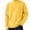 Yellow, variant on Babcutegg Big and Tall Mens Mock Neck Sweater Ribbed Knit Long Sleeve Soft Comfy Fall Winter Casual Pullover Sweaters Size L