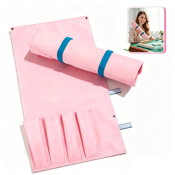 Mahjong Rack Bag for Mahjong Racks and Pushers Tile Bag Accessory 20 Inch, Organizer Fits 4 Racks & Pushers - Travel Mah Jong Accessories and Gifts for Club Party | Rack Carrier Pouch Only