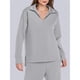 thumbnail image 4 of Conjuntos de Dos Piezas para Mujer, Moda de Otoño 2025, Pantalones Anchos, Conjunto de Estar por Casa, para Viajes y Vacaciones. Gris L, 4 of 9