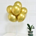 thumbnail image 3 of MOXMAY Gold Balloons Party Balloons 12inch 50Pcs 3.2g/pcs Latex Metallic Balloons Chrome Balloons Birthday Balloons Shiny Balloons Party Decoration Wedding Birthday Baby Shower Christmas Party, 3 of 3