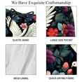 thumbnail image 4 of luoweisi Men's Beach Shorts Quick Dry Swim Trunks with Mesh Lining Peace Dove L, 4 of 5
